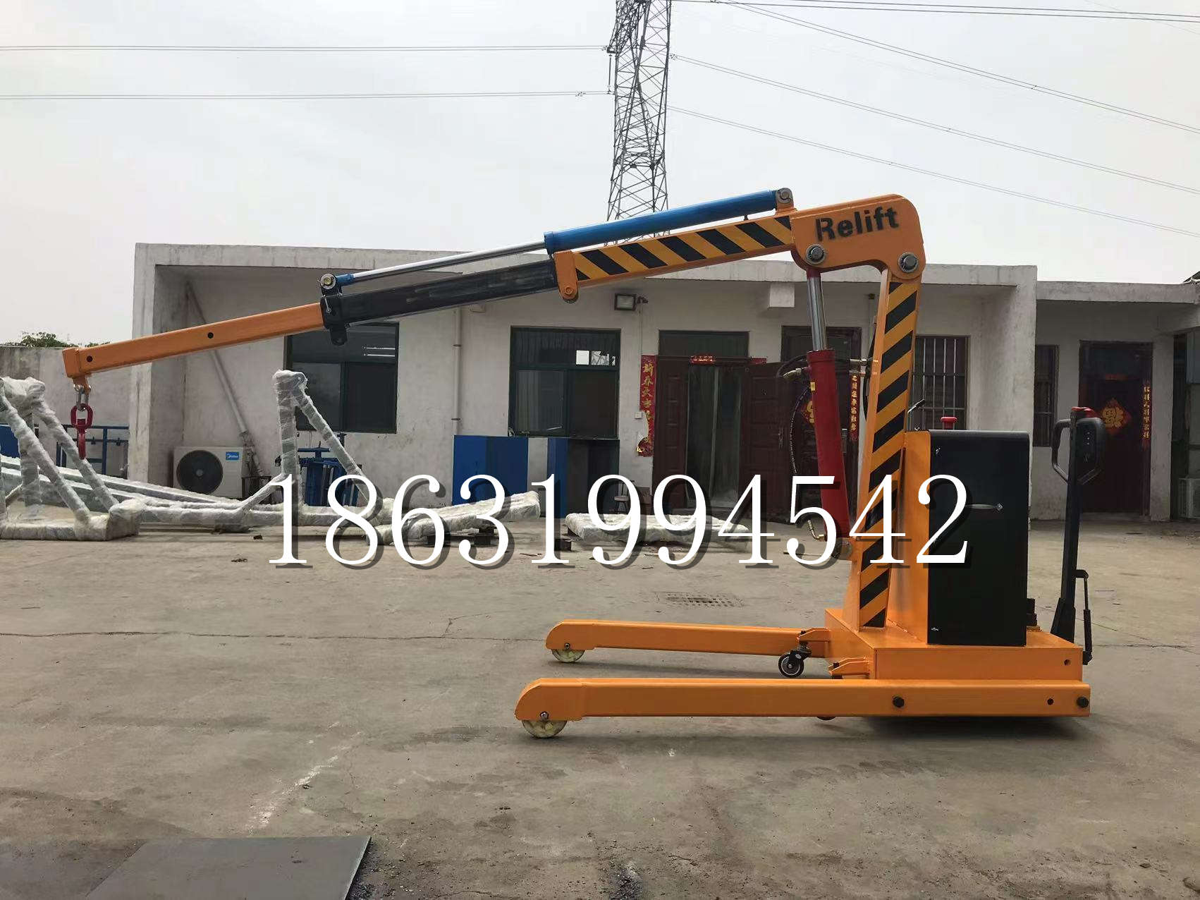 麻豆区久征定做3吨三轮随车吊 农用园林绿化移树吊 平板工程用小吊机